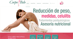 Desktop Screenshot of corpobelo.com.ec