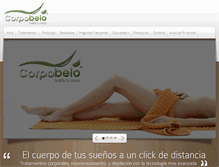 Tablet Screenshot of corpobelo.com.mx